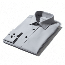 Premium Full Sleeve Formal Shirt (Light Ash)