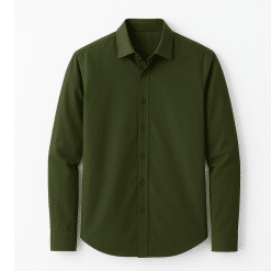Premium Full Sleeve Formal Shirt (Olive Green)
