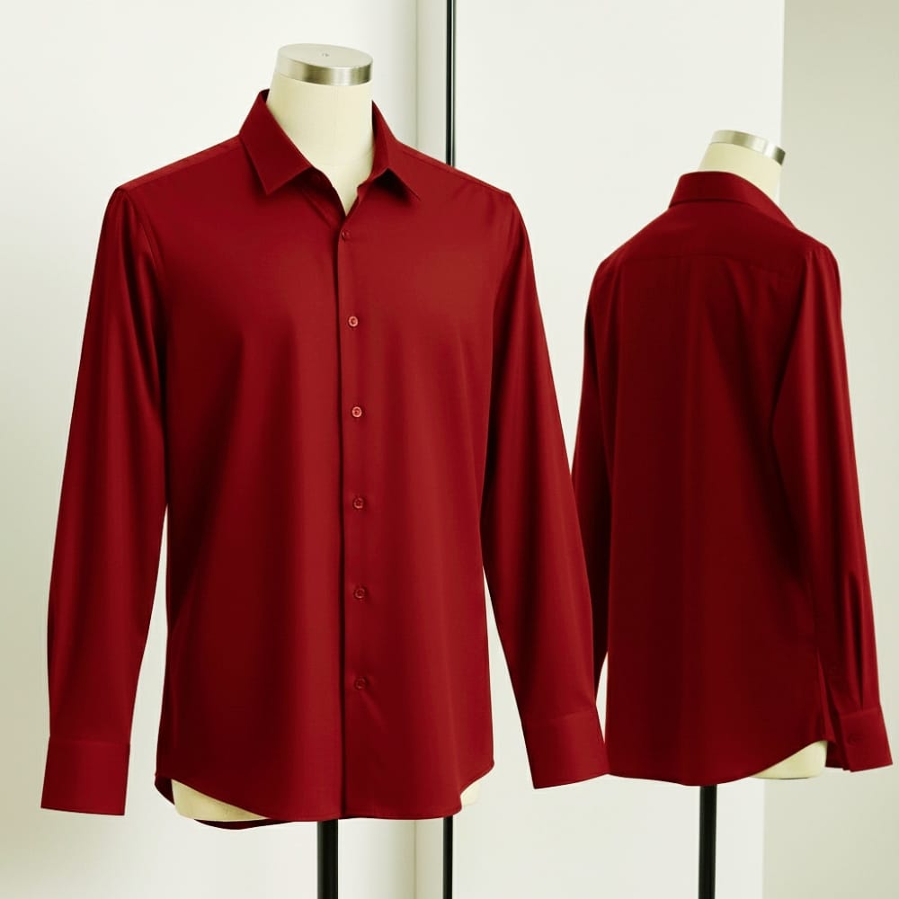 Premium China Stitch Shirt (Marron)