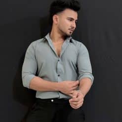 Premium China Stitch Shirt (Ash)