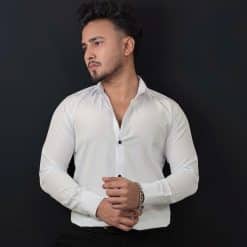 Premium China Stitch Shirt (White)