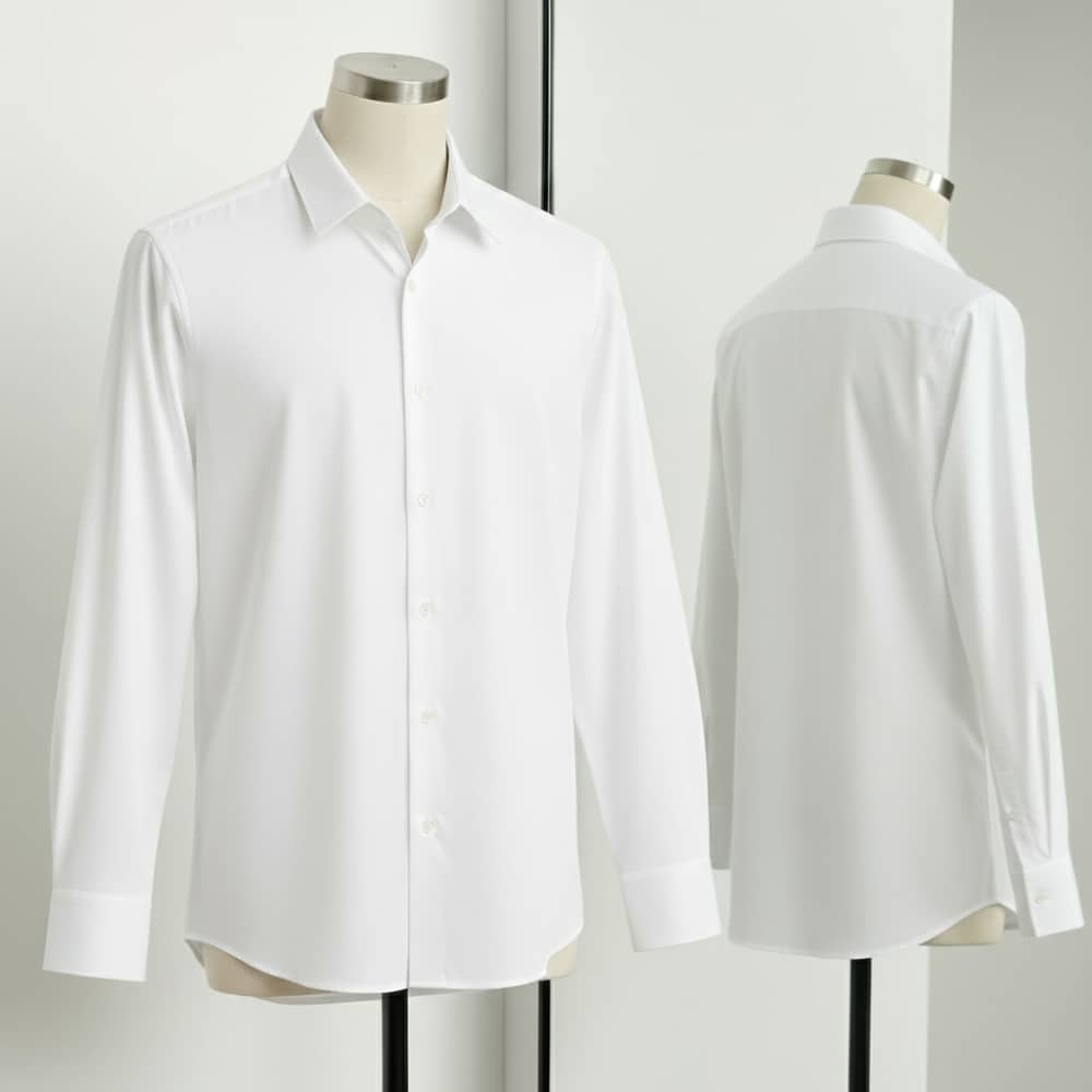 Premium China Stitch Shirt (White)