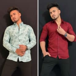 প্রিমিয়াম কটন প্রিন্টেড স্টাইলিশ শার্ট