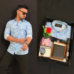 স্টাইলিশ প্রিন্টেড শার্ট কম্বো কোড : 304