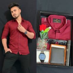 স্টাইলিশ প্রিন্টেড শার্ট কম্বো কোড : 302